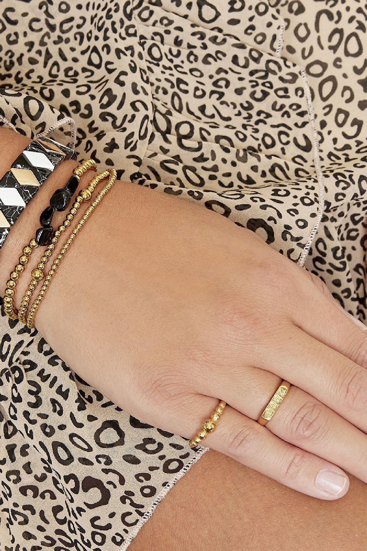 Armband black rocks -