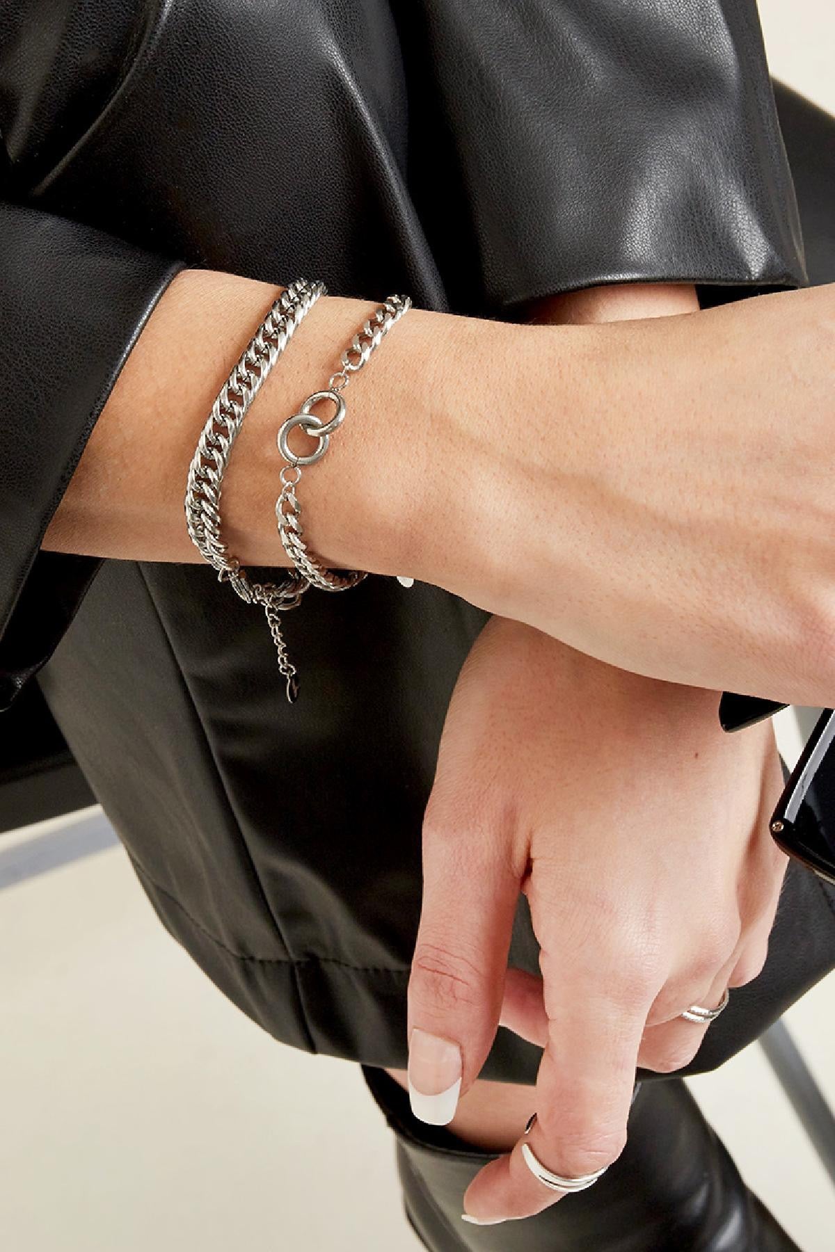 Armband infinity goud -