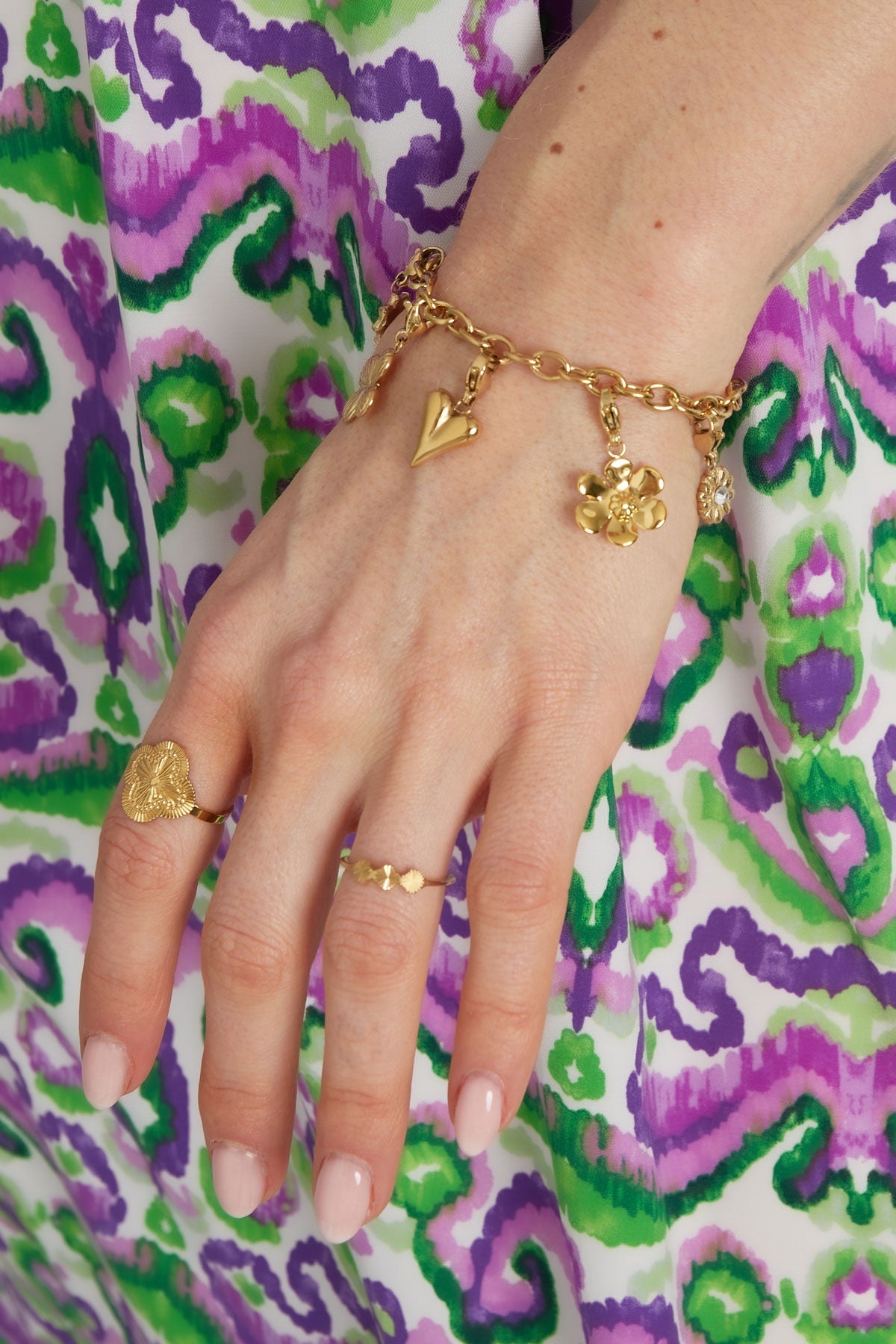 Bedel armband goud -