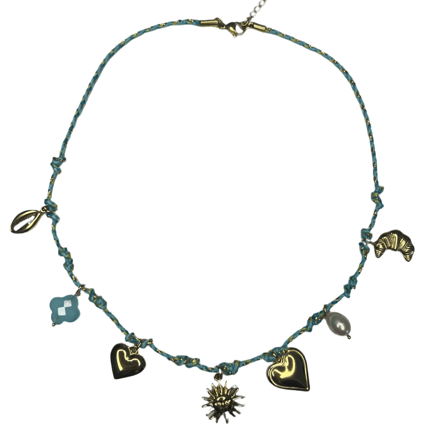 Bedelketting blue summer -