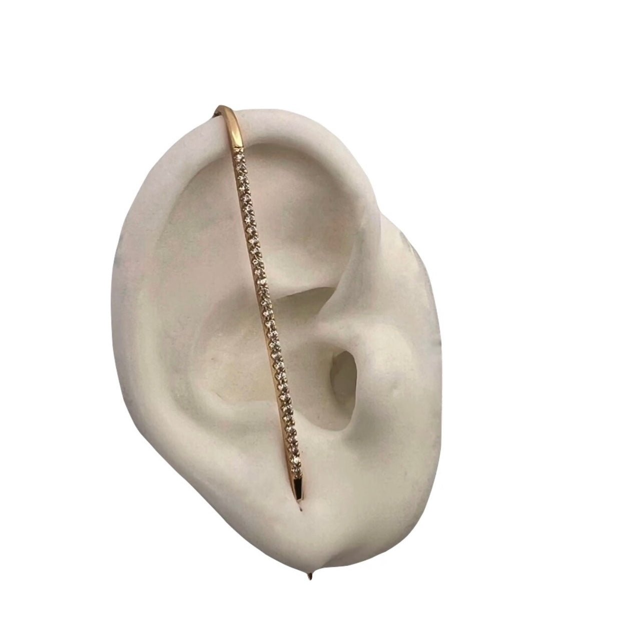Fake piercing goud -