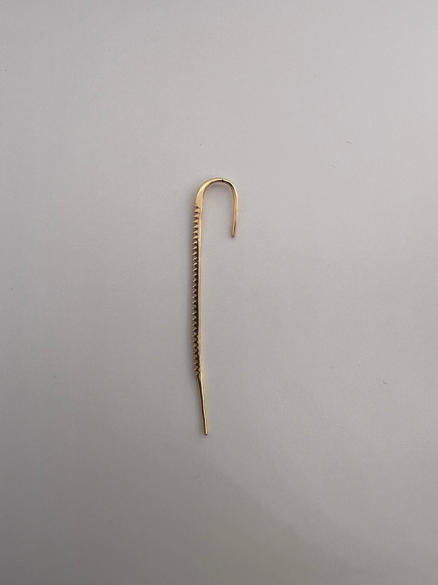 Fake piercing goud -