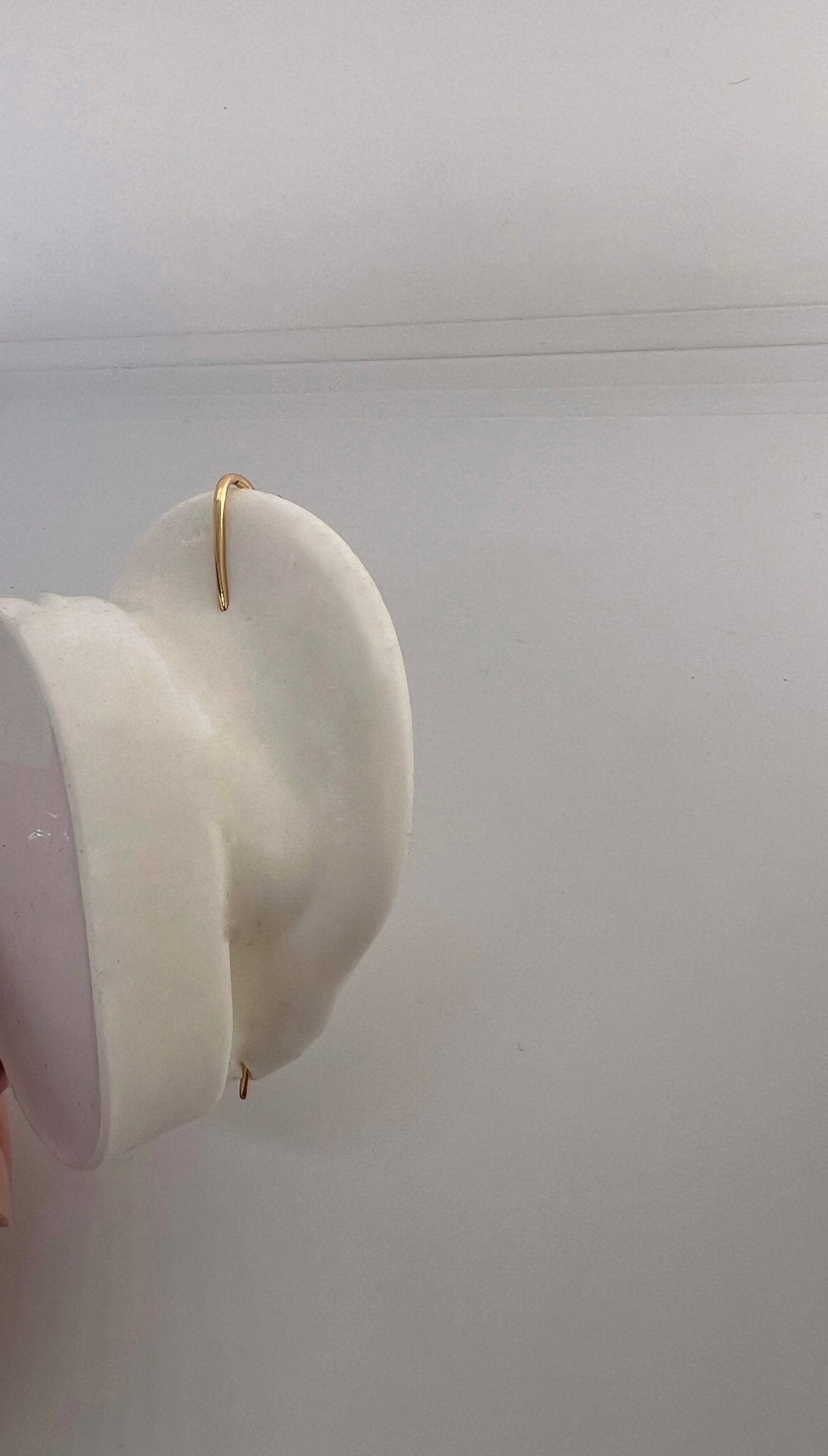 Fake piercing zilver -
