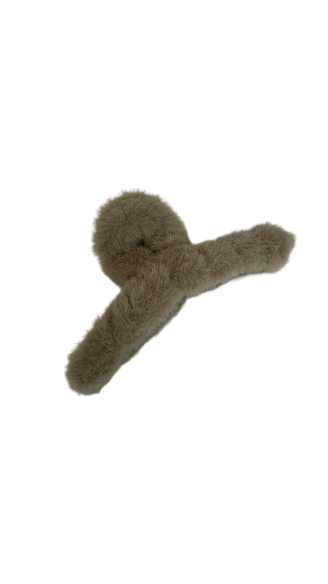 Fluffy haarclip -