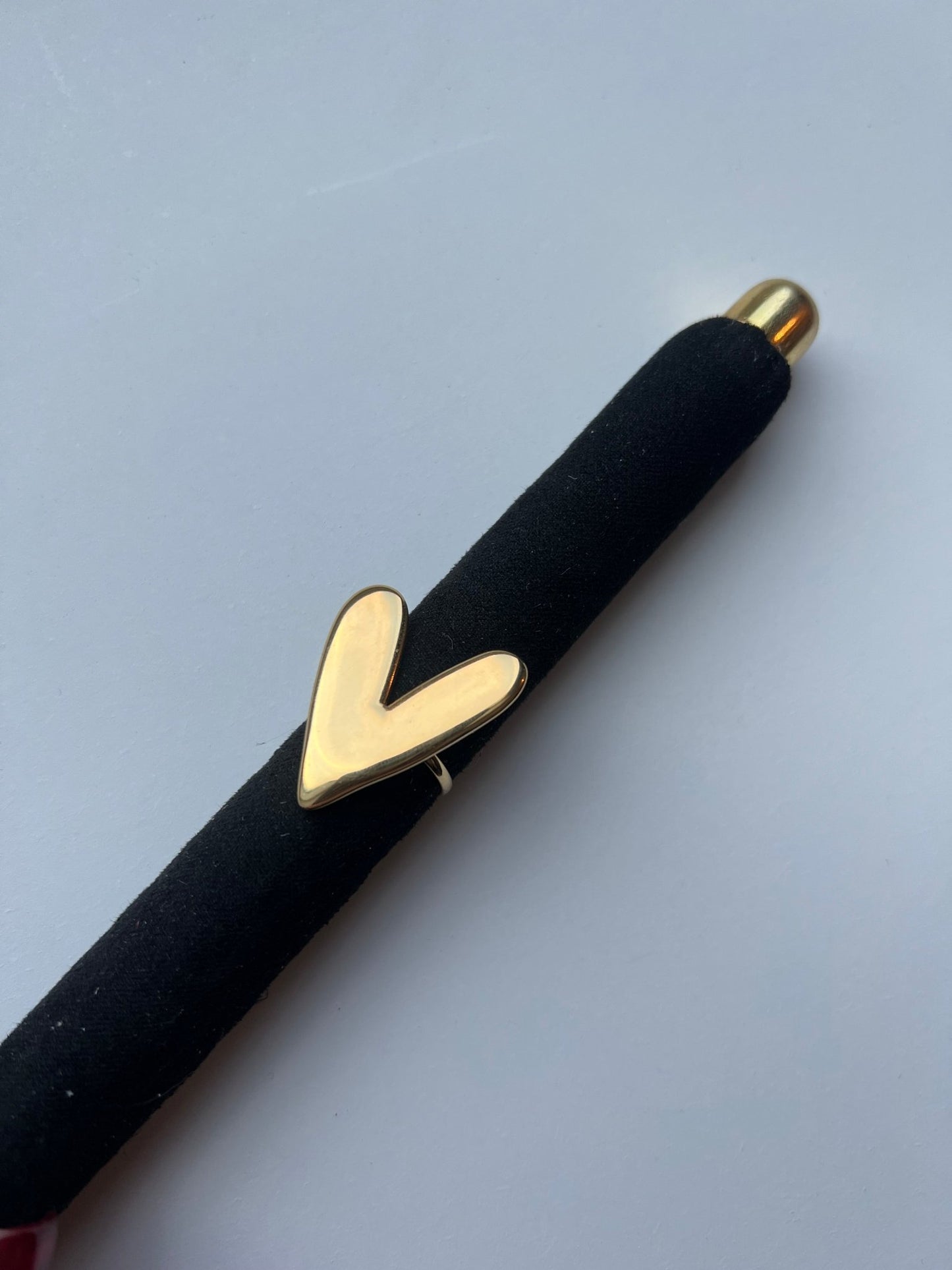 Heart ring goud -