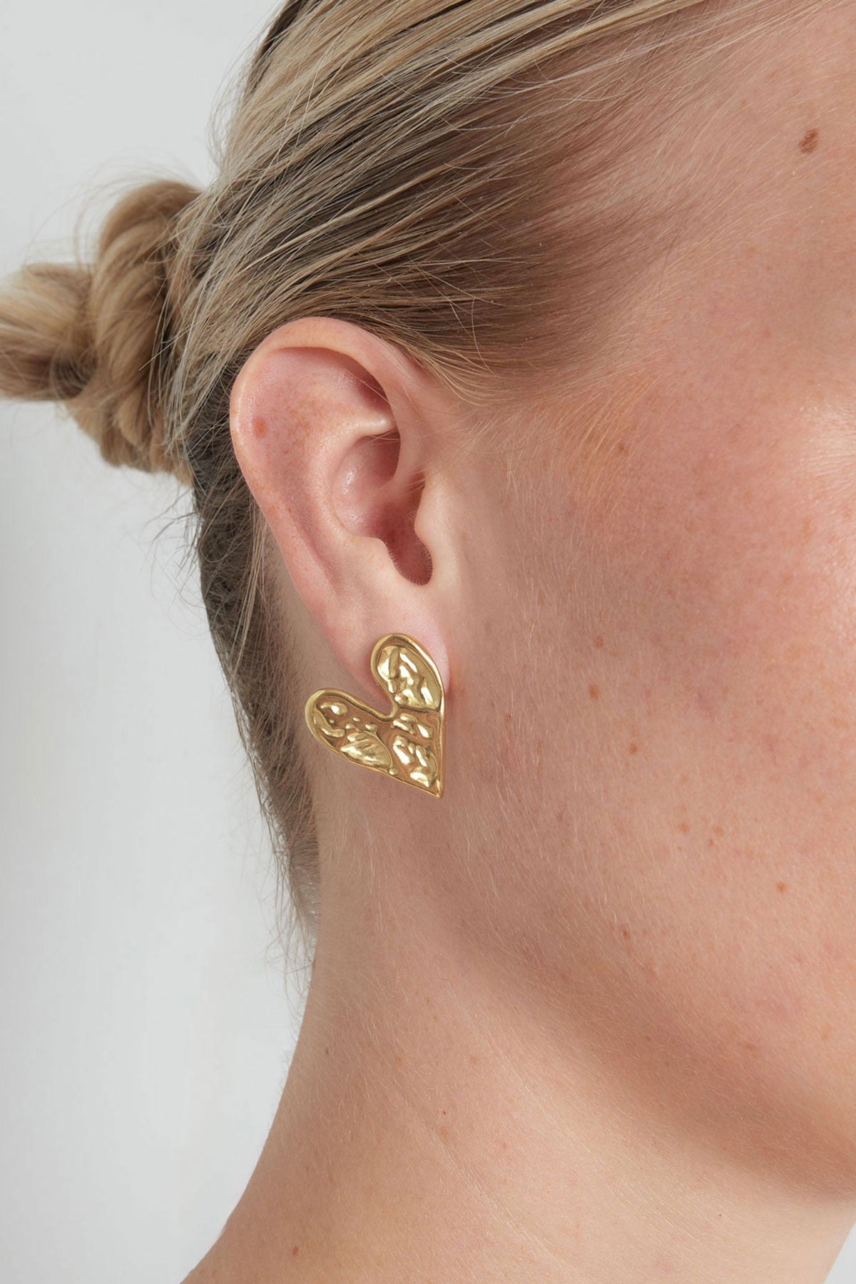 My love oorbellen goud -
