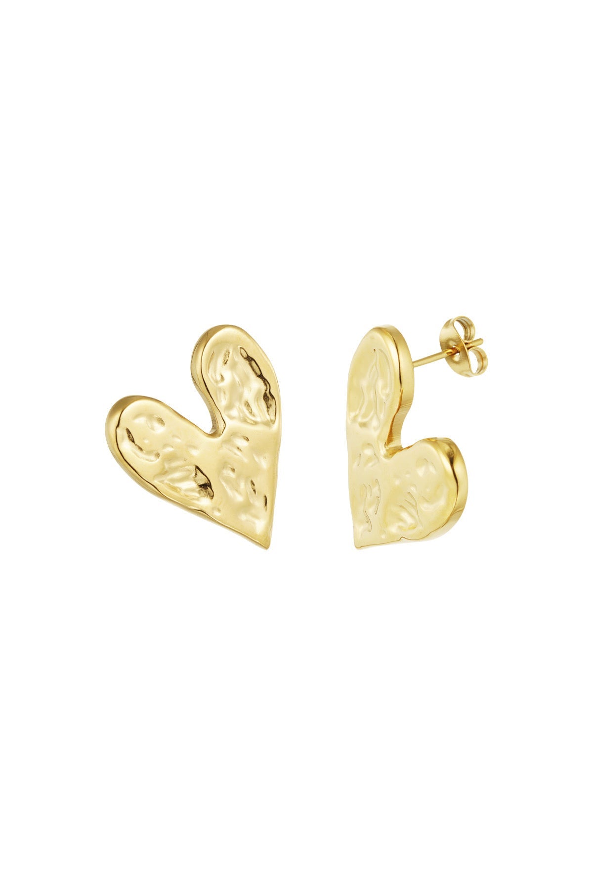 My love oorbellen goud -
