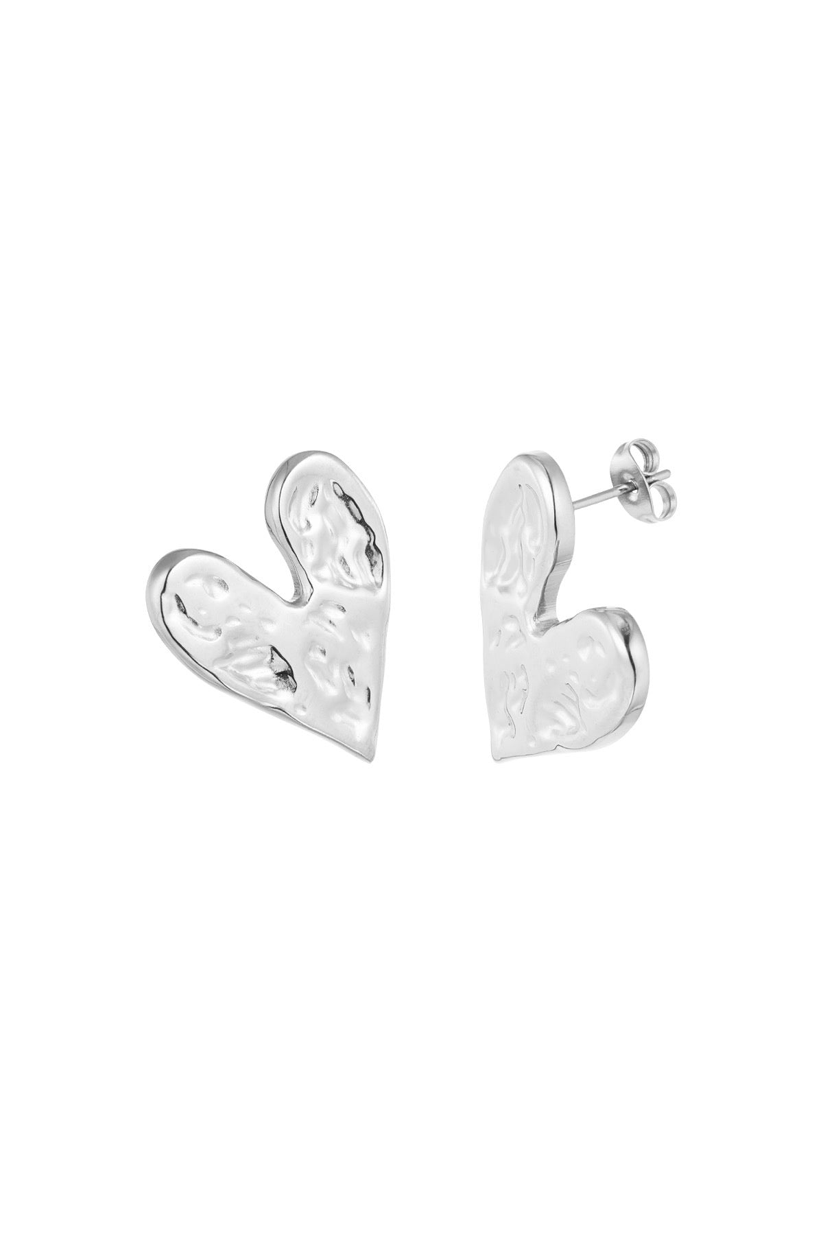 My love oorbellen zilver -
