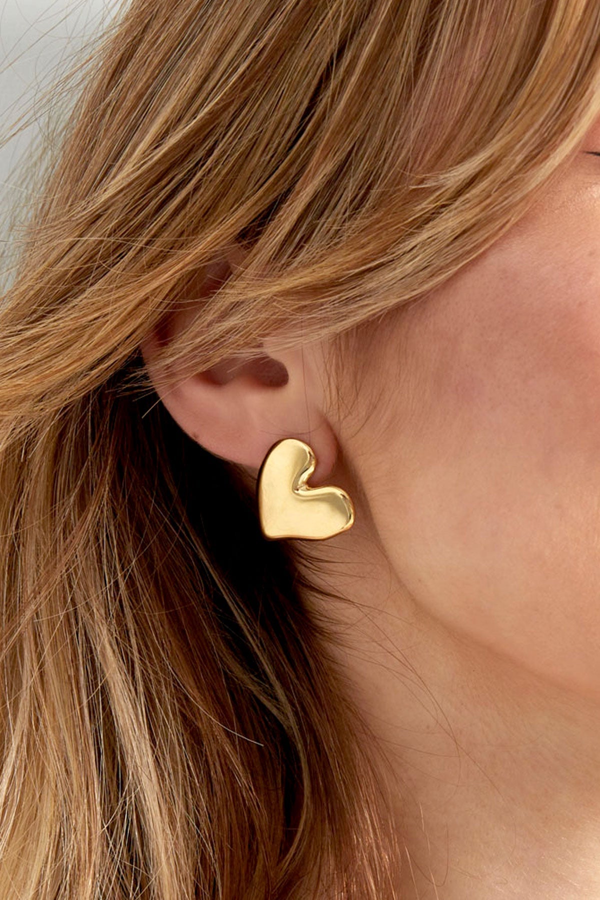 Oorbellen love first zilver -