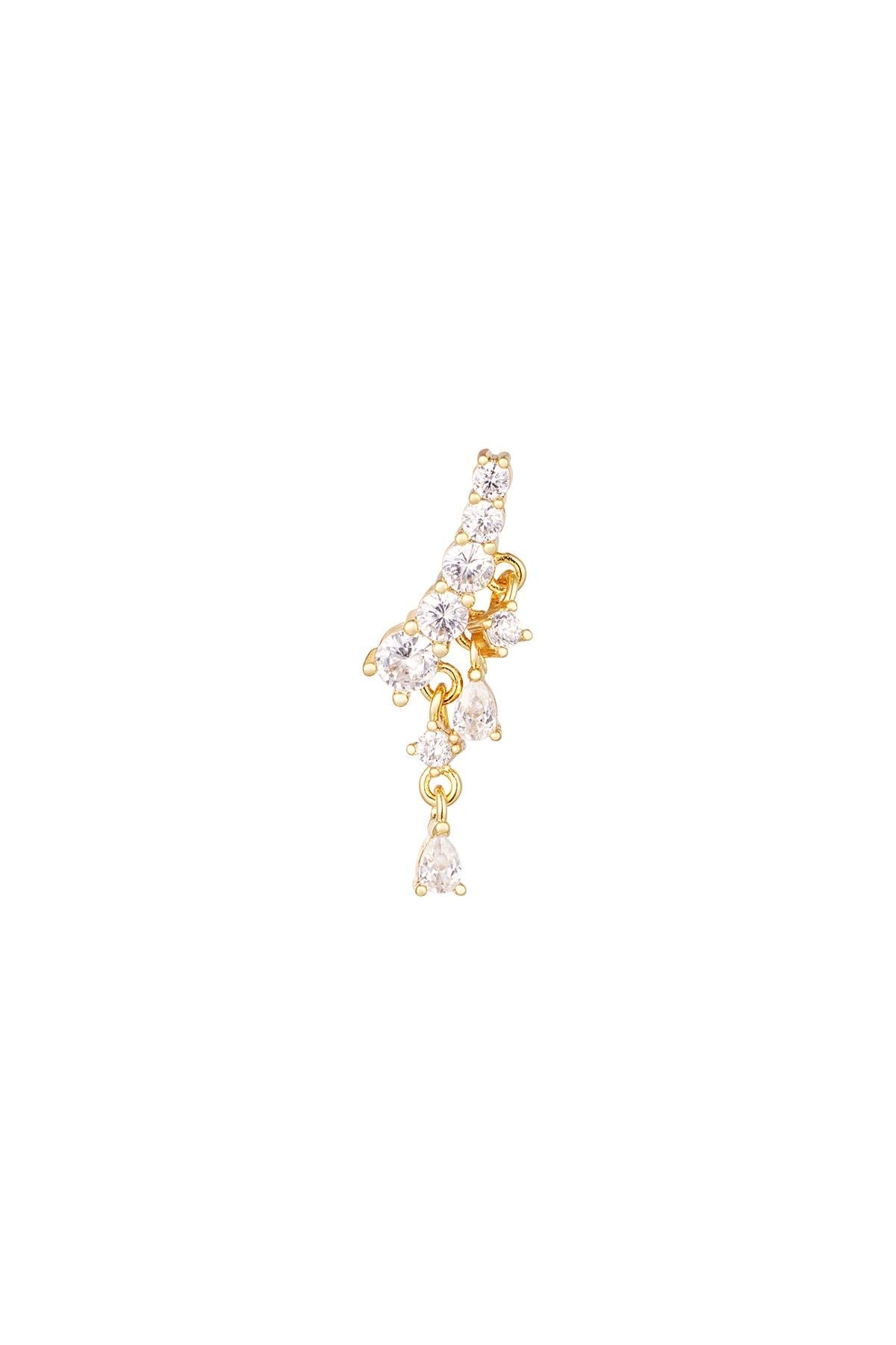 Piercing sparkle goud -