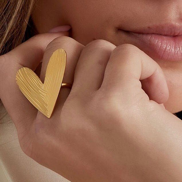 Ring hart groot -
