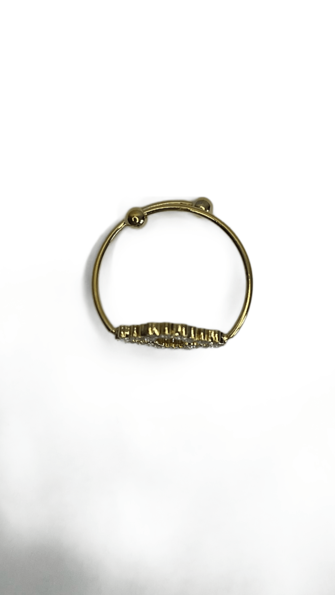 Ring klaver diamant goud -