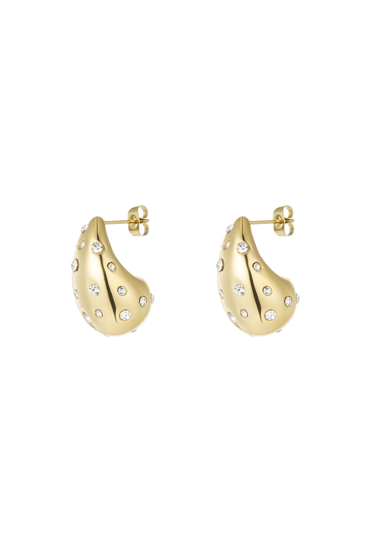 Sparkling druppel oorbel -