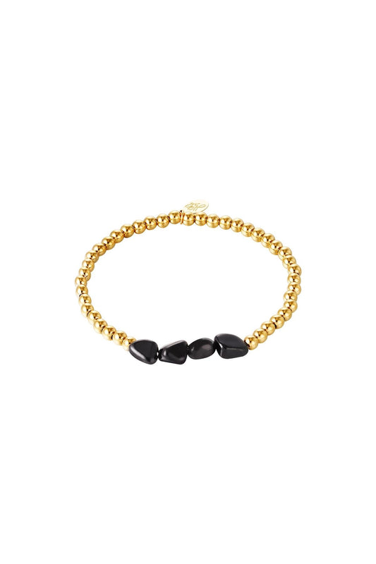 Armband black rocks - 