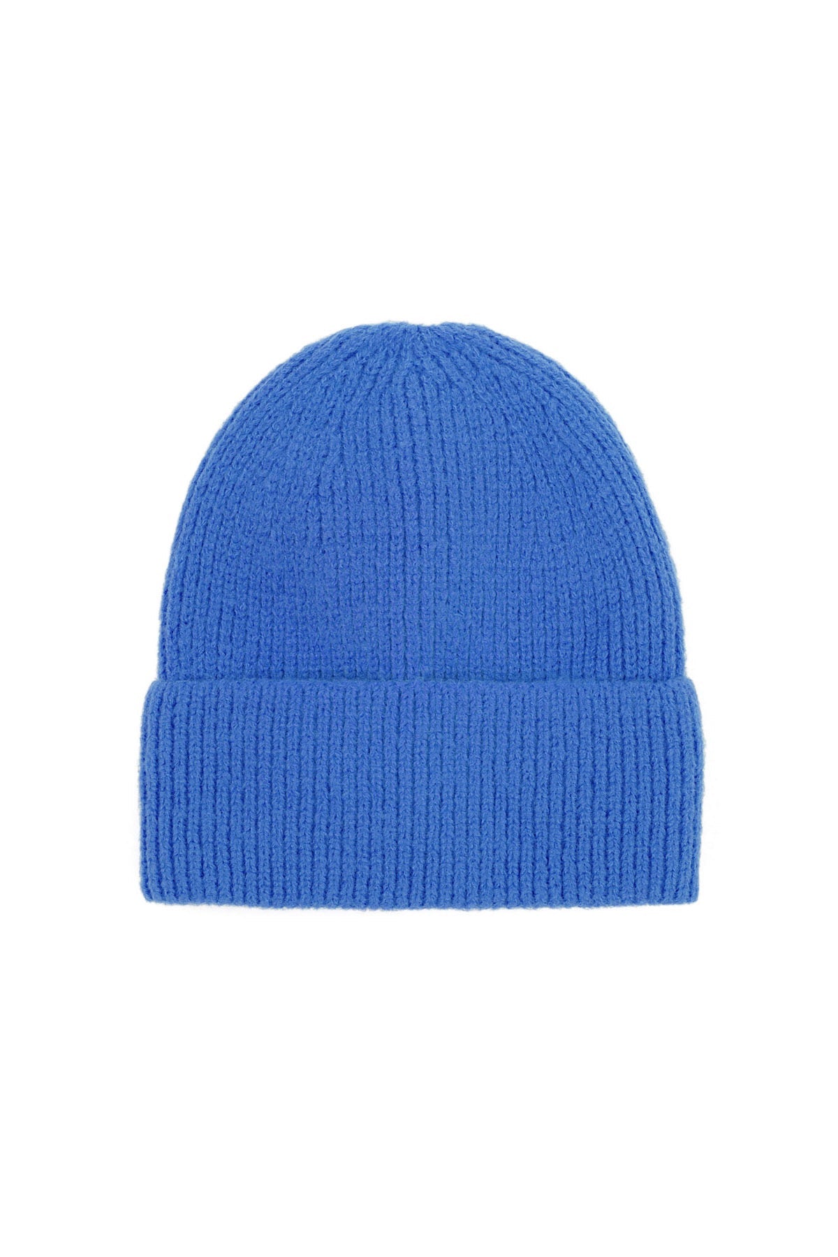 Beanie blauw - 