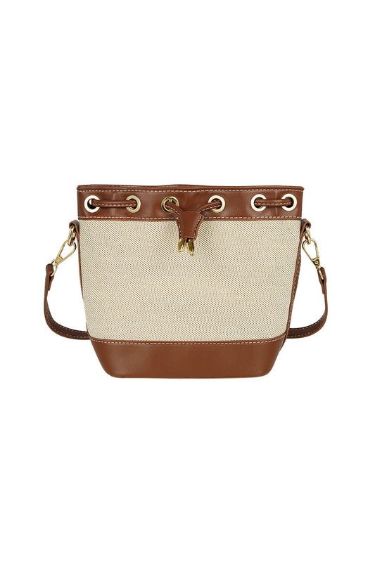 Bucket bag bruin - 