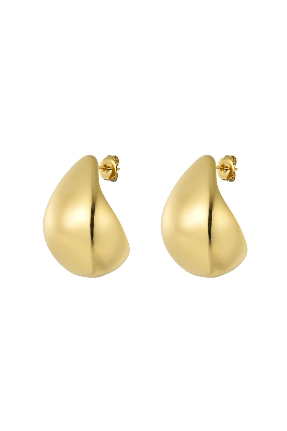Oorbellen vintage druppel goud - 
