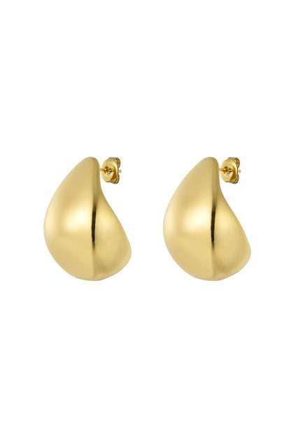 Oorbellen vintage druppel goud - 