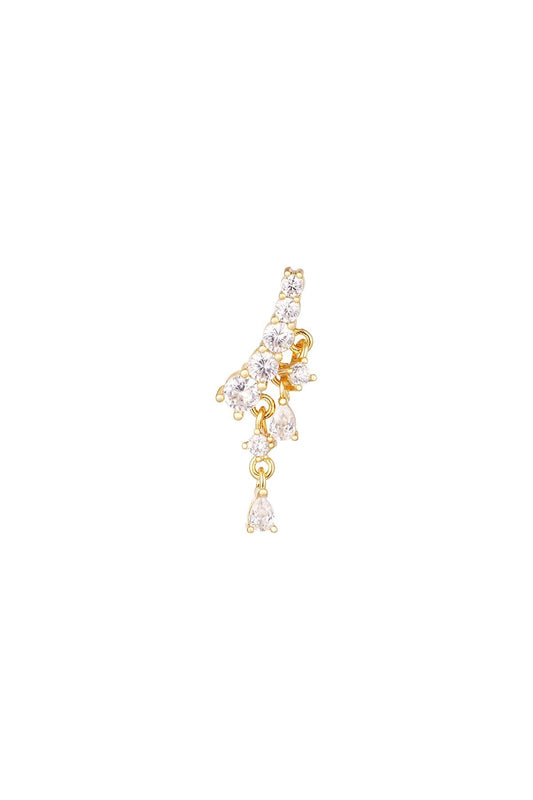 Piercing sparkle goud - 